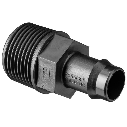 Toro 19mm Tail x 25mm BSP Male Poly Director - 19mm - Poly - UV Stabilised - Auzzistore