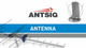 Antsig Indoor Digital Antenna - 14 x 26cm - Black - Non-Tip Design