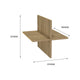 Flexi Storage Clever Cube - 335mm x 385mm x 335mm - Oak - Divider Insert