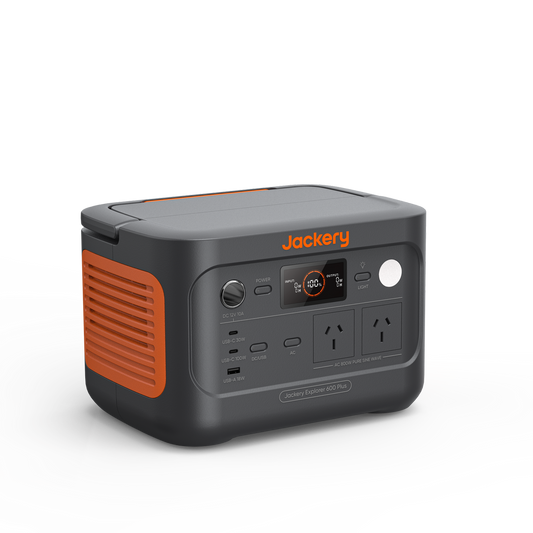 Jackery 600w Black 600 Plus Portable Power Station - 800W Output - 632Wh Capacity - Smart App Control