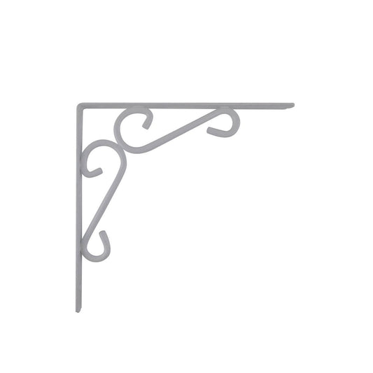 Carinya Scroll Stayed Bracket - 250 x 200mm - Powder Coated Steel - 200kg Capacity – view 2 - Auzzistore