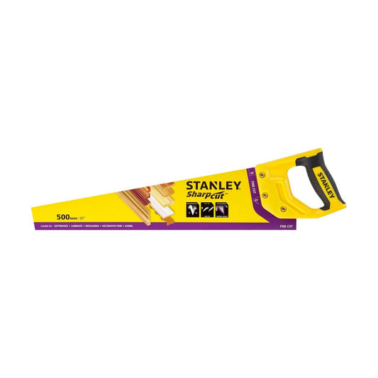 Stanley Sharpcut Hand Saw - 500mm - 20" - 11 TPI - Precision Cutting – view 2