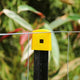 Jack Post Cap Yellow - 60mm Plastic - Snug Fit - High Visibility