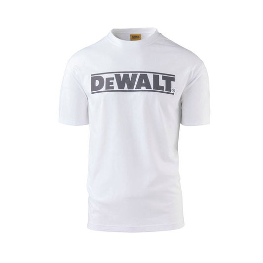 DEWALT White Oxide Crew Neck Shirt XL - Durable Cotton/Polyester Blend - Sun Protection