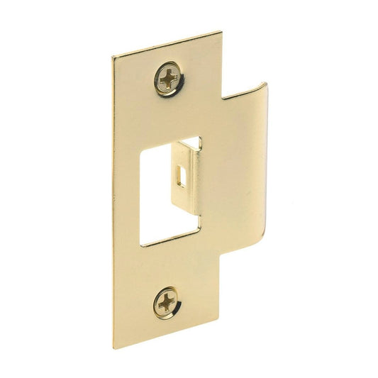 Gainsborough T Strike Plate - 50mm - Polished Brass - Spare Part - Auzzistore