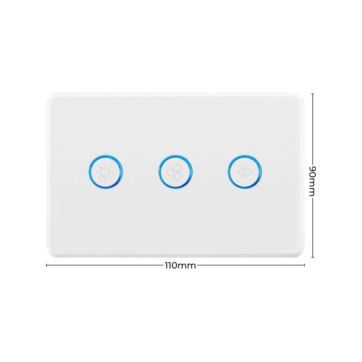 Deta Touch Activated Fan Speed Controller With Light Switch