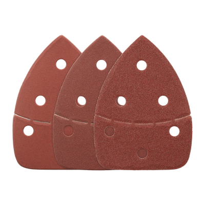 Ryobi Detail Sanding Set - 10 Piece - 100 x 140mm - 80/120/240 Grit