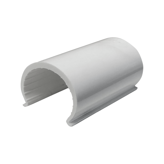 Holman 25mm Ezyfit PVC Snap Clamp - White - 25mm - 5 Pack - Auzzistore