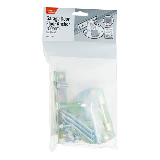 Taskmaster Garage Door Floor Anchor 100mm - Zinc Plated - Security Solution - Auzzistore