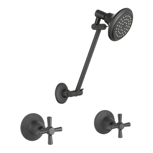 Mondella Wels Shower Set - 9L/min - Black Matte - All Directional - 3 Star