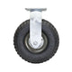 Easyroll Pneumatic Castor 260mm Black Steel 140kg Load Capacity