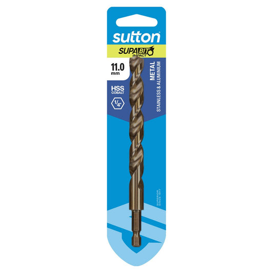 Sutton Tools Supabit Impact Drill Bit - 11mm - HSS - General Purpose - Auzzistore