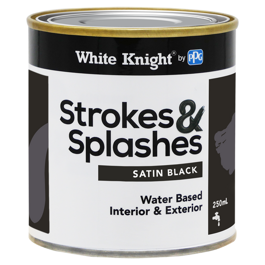 White Knight Strokes and Splashes - 250ml - Water Based - Quick Drying - Auzzistore
