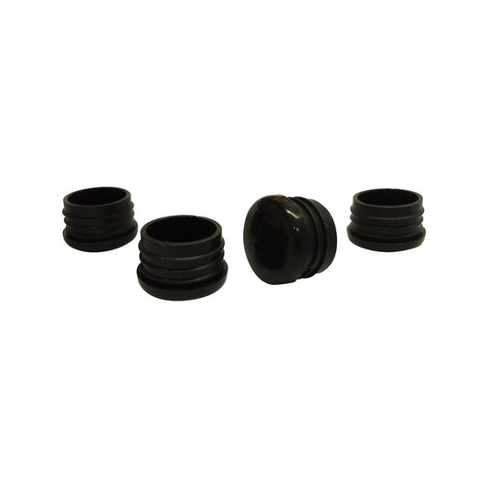 Surface Gard Chair Tip 25mm Black Plastic 4 Pack Easy Glide - Auzzistore