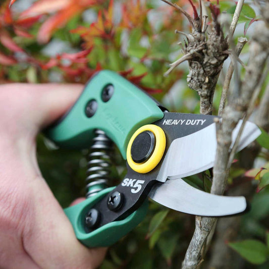 Cyclone Bypass Pruner - 8 Inch - SK5 Steel - Comfortable Grip – view 2 - Auzzistore