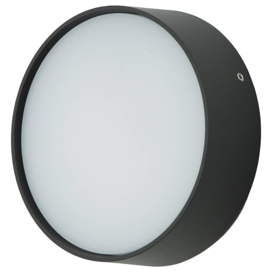Arlec 10W LED Kea Bunker Light - 600 Lumen - Weather-Resistant - Black