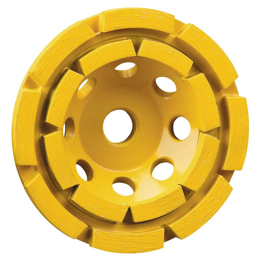 Dewalt 125mm Double Row Diamond Grinding Cup DT3796-QZ - Efficient Surface Preparation - Auzzistore