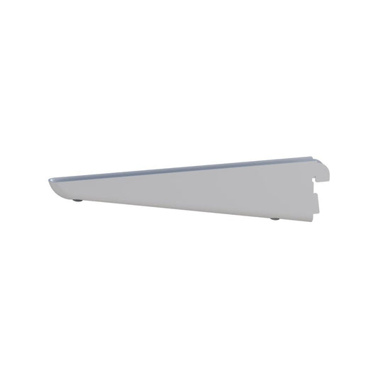 Flexi Storage Home Solutions Double Slot Bracket 220mm Steel White - Auzzistore