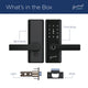 Gainsborough Liberty Smart Entrance Lock - Matte Black - 310mm x 115mm x 229mm - Advanced Security Features