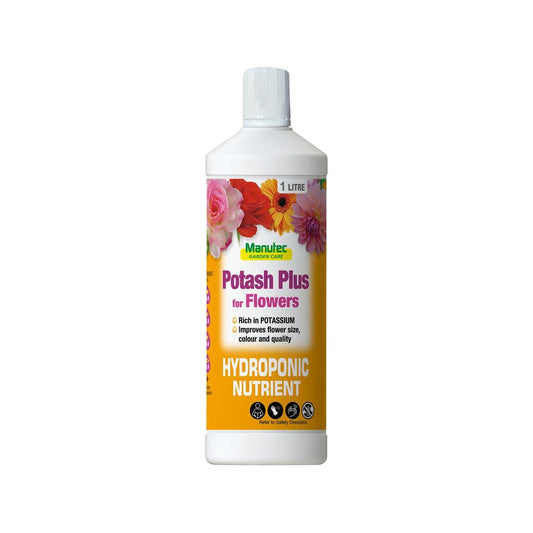Manutec Hydroponic Potash Plus - 1L - Liquid Fertiliser - Flower Boost - Auzzistore