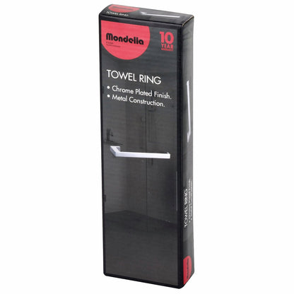 Mondella Rumba Towel Holder - Chrome - Metal - Wall Mounted - Stylish