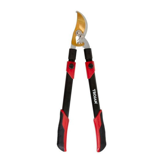 Trojan Geared Telescopic Bypass Lopper - 600mm - Aluminium - Ergonomic Grips - Auzzistore