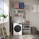 Flexi Storage White Double Slot Sliding Basket Frame 600mm Steel Storage