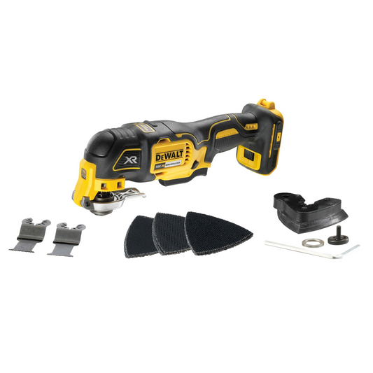 Dewalt 18V XR Li-Ion 3 Speed Oscillating Multi Tool DCS356N-XJ - 155mm x 80mm x 310mm - Yellow – view 2 - Auzzistore