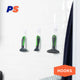 Permastik Medium Utility Hooks 6 Pack - 1kg Capacity - White - 110mm x 225mm