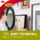 Command Medium Picture Hanging Strips - 4 Pack - Black - Damage-Free Hanging