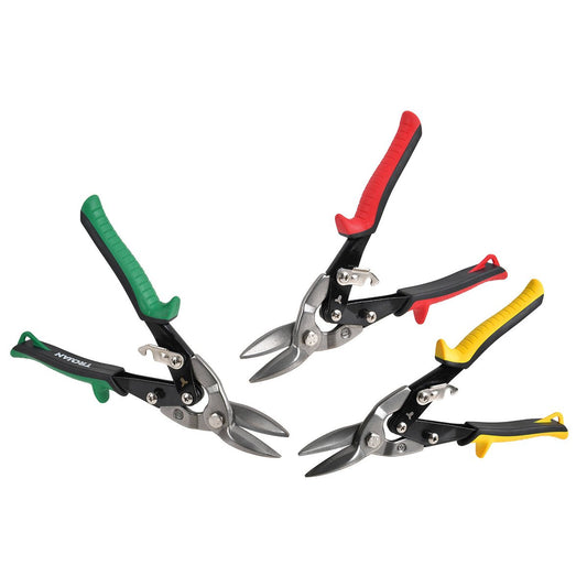Trojan Aviation Snip Set - 3 Piece - 1.2mm Cutting Capacity - Steel Blades – view 2 - Auzzistore