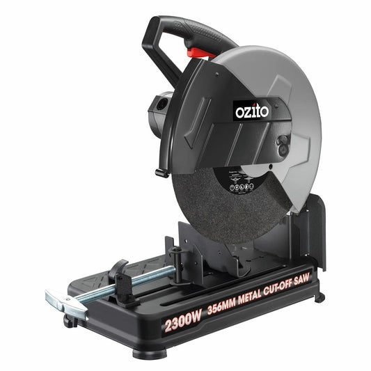 Ozito Metal Cut Off Saw 356mm 2300W Ergonomic Design Safety Switch - Auzzistore