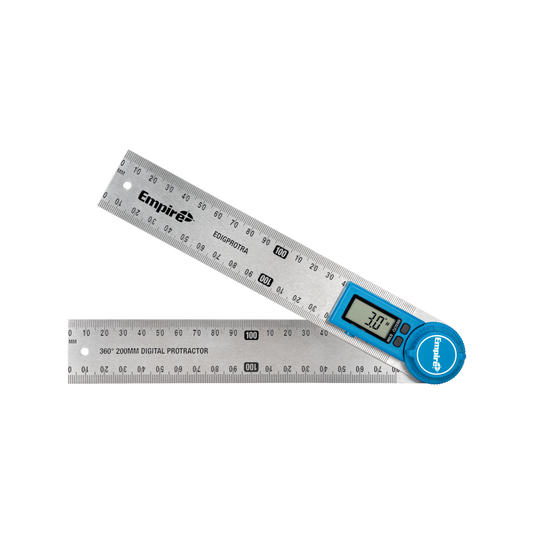 Empire 360 Digital Protractor - 200mm - 360° Angle Measurement Tool - Stainless Steel – view 2 - Auzzistore