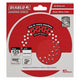 Diablo 125mm Mixed Grit Abrasive Random Orbital Sheets 10 Pack - Red