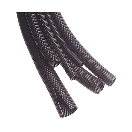 Narva Black Corrugated Split Sleeve Tubing 16mm 3m Polypropylene Durable - Auzzistore