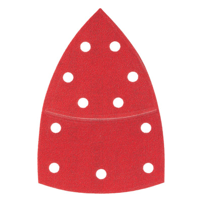 Diablo Abrasive Multi Sander Sheets 102x62mm 120G 10 Pack Red