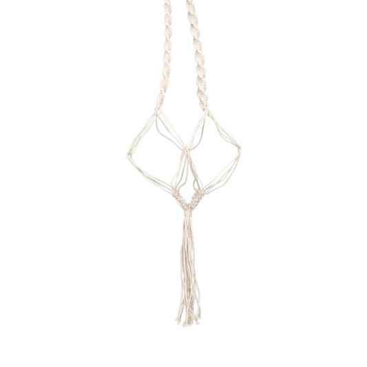 Eden Cotton Macrame Hanger - 120cm - Natural - Indoor/Outdoor Use