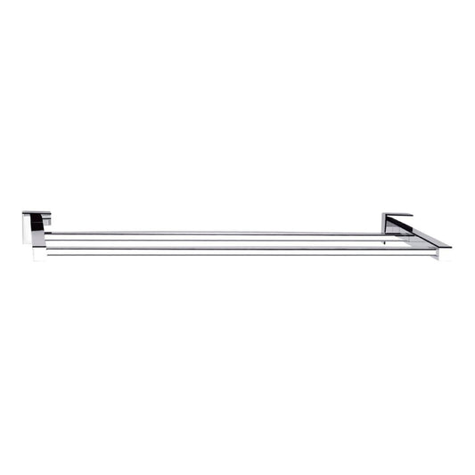 Mondella Chrome Double Towel Rail 620mm Metal Stylish Design