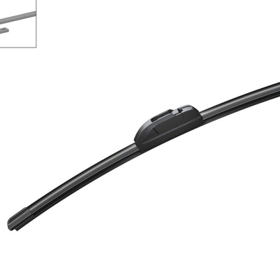 Bosch 18" 450mm Flat Blade Endurance Wiper Blade - Hook Type Adapter - Durable Rubber - Smooth Wiping Action