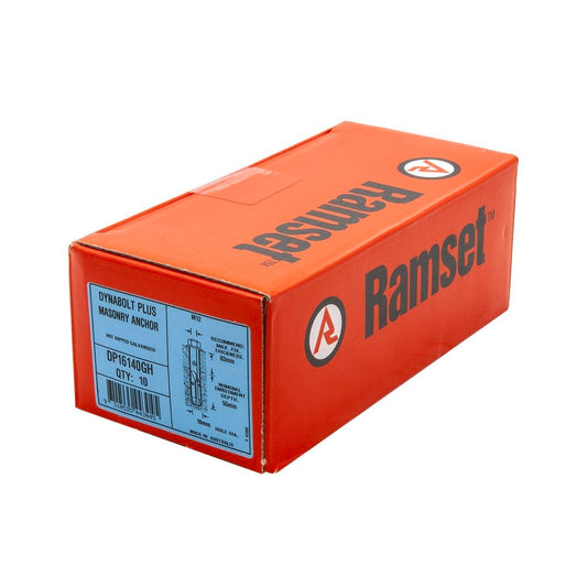 Ramset DynaBolt Plus Masonry Anchor 16x140mm Galvanised 10 Pack - Auzzistore