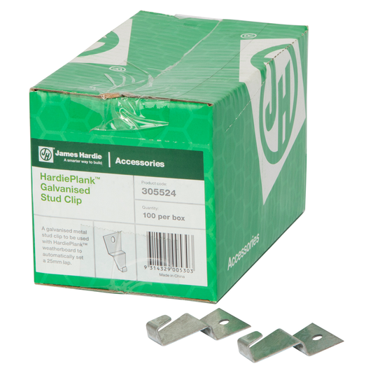James Hardie Hardieplank - 100 Pack - Galvanised Metal - Easy Use - Auzzistore