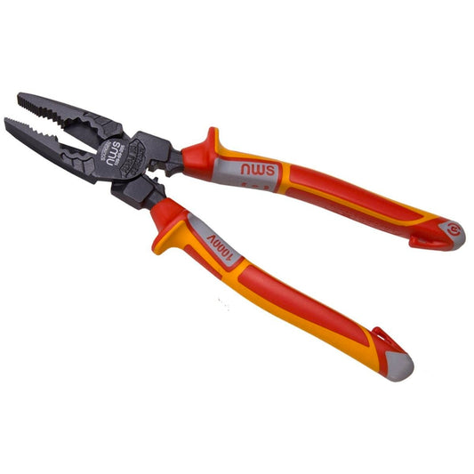 Nws 225mm Combination Pliers - Tool Steel - Soft Grip - High Leverage