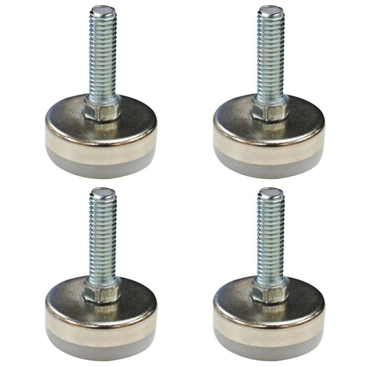 Richmond Fixed Levelling Foot 25mm Steel 4 Pack Adjustable Stable Base - Auzzistore