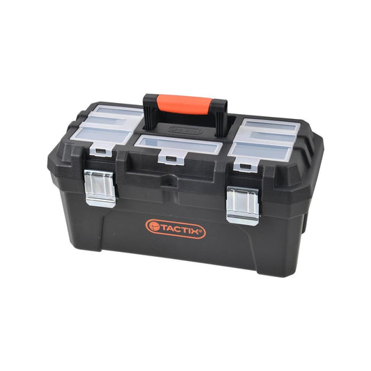 Tactix Tool Box - 507mm - Polypropylene - Compact Design - Auzzistore