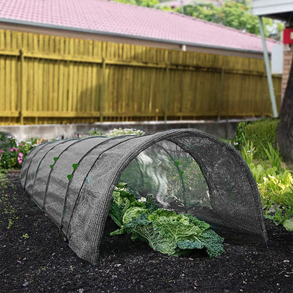 Jack Greenhouse Shade Grow Tunnel 1.5m x 5m Knit Cloth Easy Access