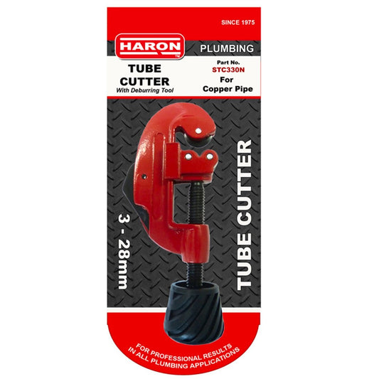 Haron Tube Cutter - 3-28mm - Steel - Easy Swivel Handle - Auzzistore