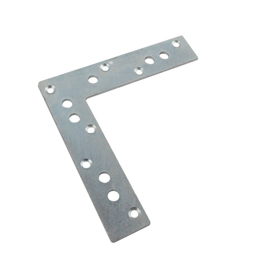 Carinya L Shape Mending Plate 190 x 190 x 40 x 3.5mm Zinc Plated Strength - Auzzistore