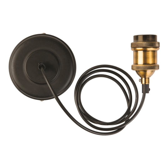Brilliant Lighting Antique Bronze Andy Cord Pendant Suspension Kit 1.8m