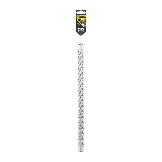 Kango SDS Plus Drill Bit - 22mm x 450mm - Steel - Low Vibration Performance - Auzzistore