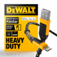 Dewalt Lightning to USB Charging Cable - 1.2m - Kevlar Reinforced
